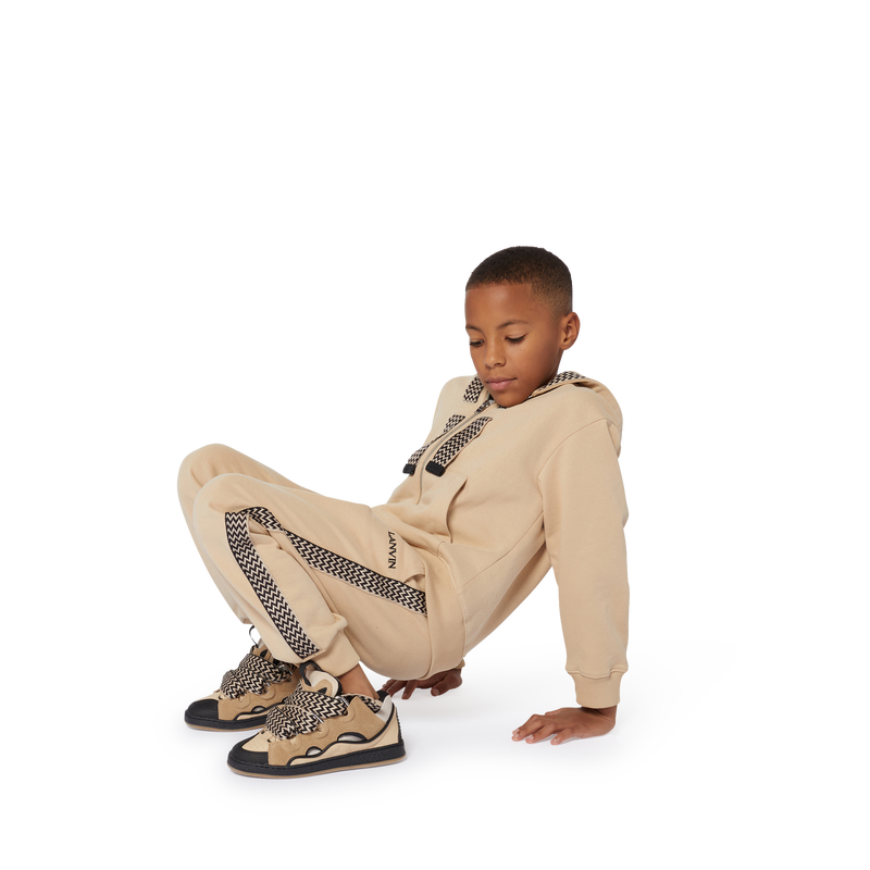 Sudadera con logo bordado LANVIN 
                        NI&Ntilde;O