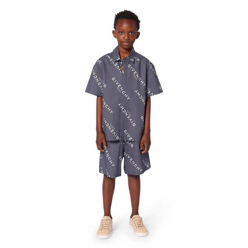 CONJUNTO DE CAMISA Y PANTAL&Oacute;N CORTO GIVENCHY 
                        NI&Ntilde;O