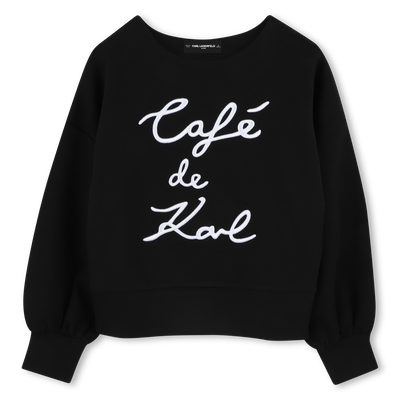 Sudadera con bordado KARL LAGERFELD KIDS NI&Ntilde;A