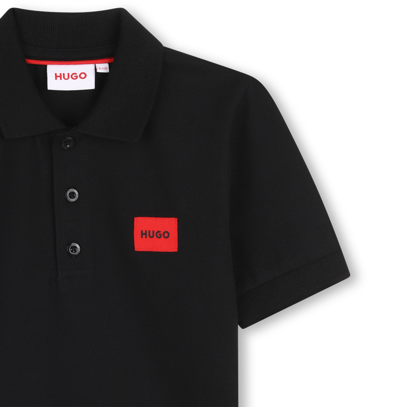 POLO DE MANGA CORTA HUGO 
                        NI&Ntilde;O