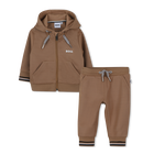 Conjunto de c&aacute;rdigan y pantalones BOSS 
                    NI&Ntilde;O