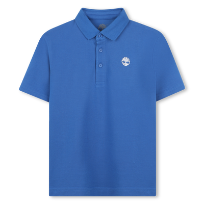 Polo liso con logo en el pecho TIMBERLAND NI&Ntilde;O