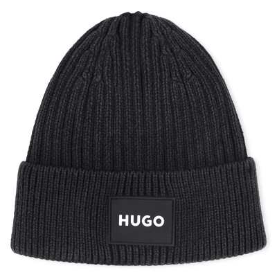 Gorro de punto deste&ntilde;ido HUGO UNISEXO
