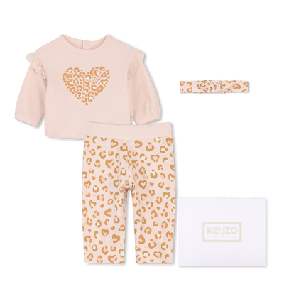 Conjunto de sudadera, pantal&oacute;n y peluche. KENZO KIDS NI&Ntilde;A