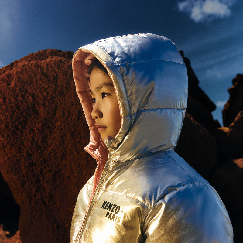 Plum&iacute;fero reversible de poli&eacute;ster KENZO KIDS 
                        NI&Ntilde;A