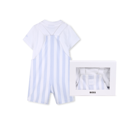 CONJUNTO MONO + CAMISETA BOSS NI&Ntilde;O