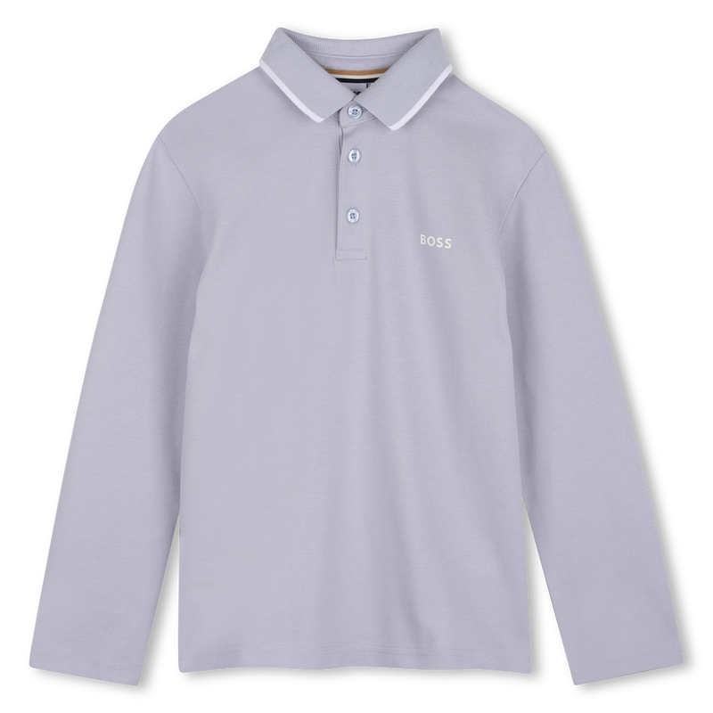 Polo de manga larga BOSS 
                        NI&Ntilde;O