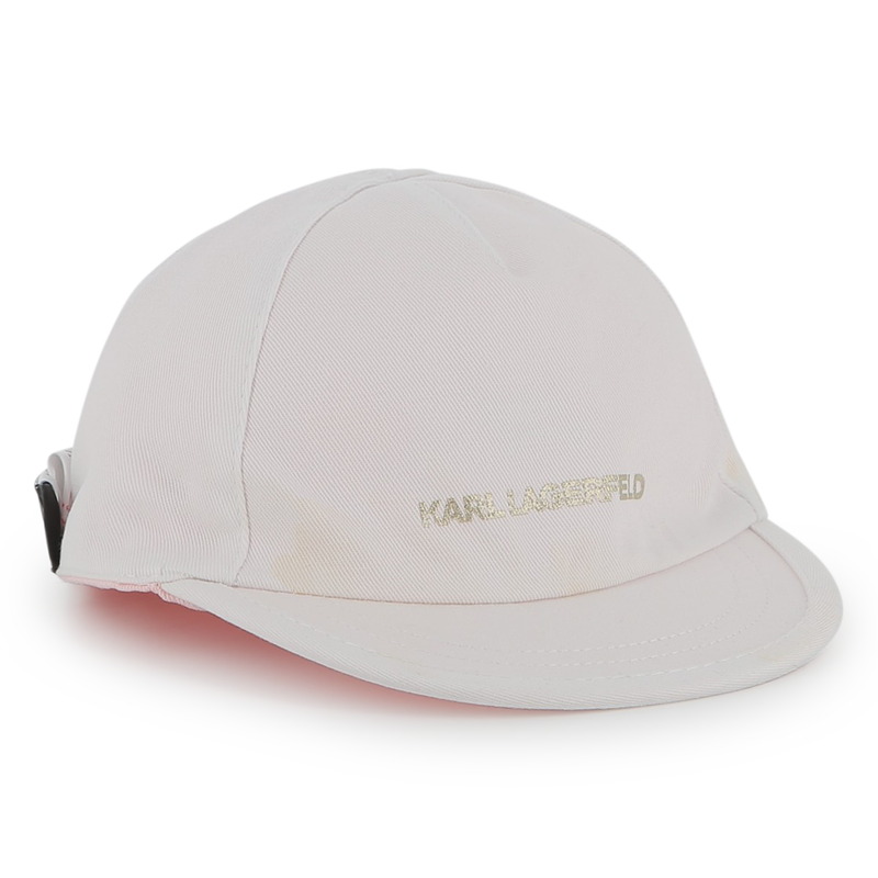 Gorra reversible de algod&oacute;n KARL LAGERFELD KIDS 
                        NI&Ntilde;A
