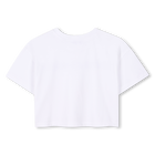 Camiseta corta con estr&aacute;s MARC JACOBS 
                    NI&Ntilde;A