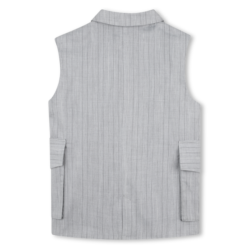 Chaleco de rayas DKNY 
                        NI&Ntilde;A