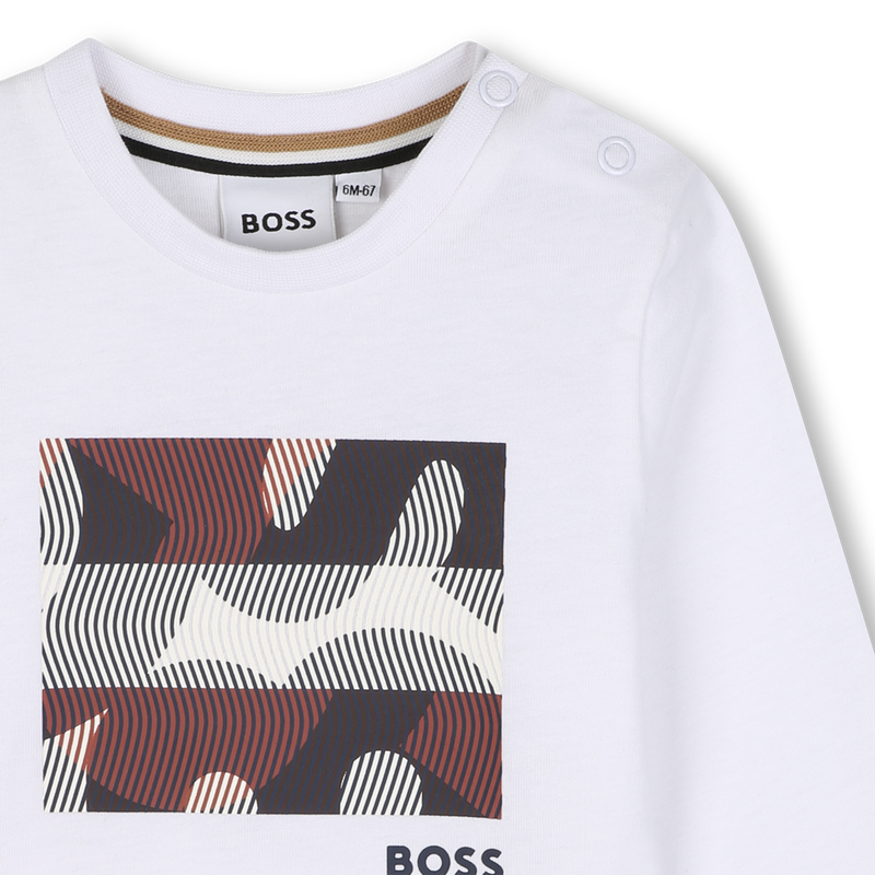 Camiseta de manga larga BOSS 
                        NI&Ntilde;O