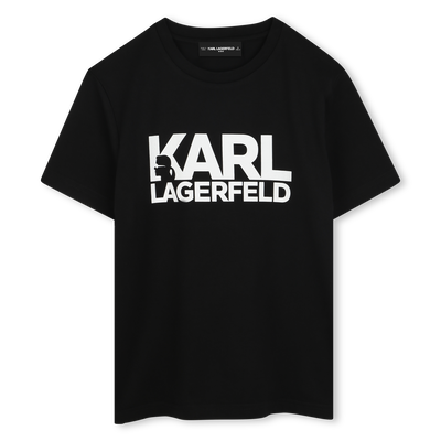 Camiseta de manga corta KARL LAGERFELD KIDS NI&Ntilde;O