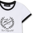 Camiseta de manga corta KARL LAGERFELD KIDS 
                    NI&Ntilde;A