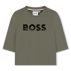Camiseta de manga larga BOSS 
                    NI&Ntilde;O