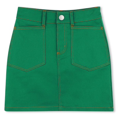 Falda trapecio con bolsillos KENZO KIDS NI&Ntilde;A