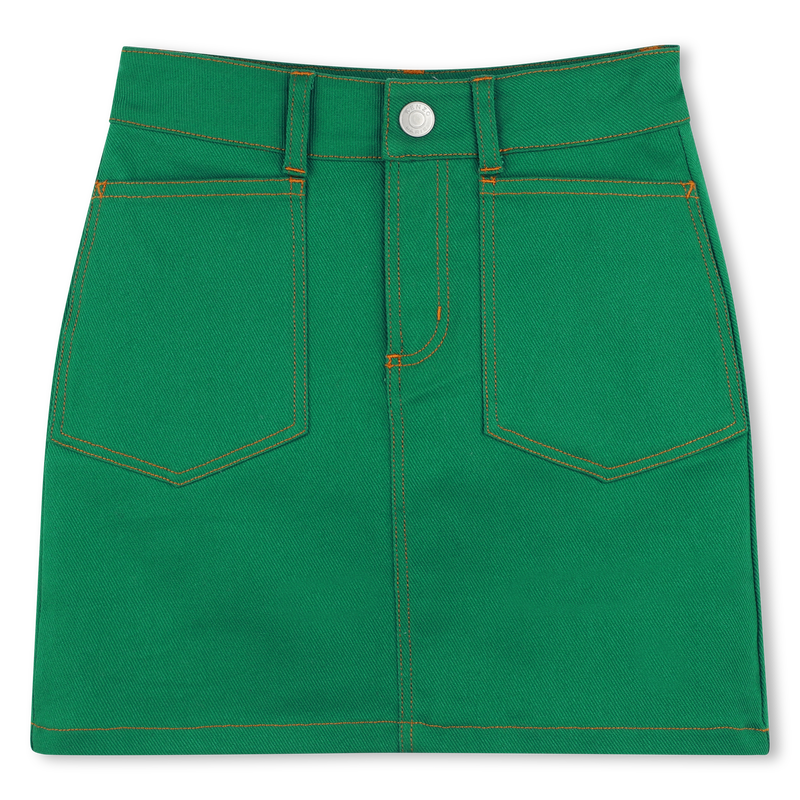 Falda trapecio con bolsillos KENZO KIDS 
                        NI&Ntilde;A