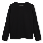 Camiseta de manga larga KARL LAGERFELD KIDS 
                    NI&Ntilde;A