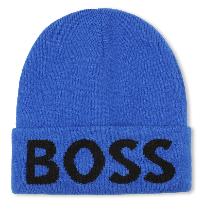 Gorro de punto con solapas BOSS 
                        NI&Ntilde;O