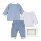 Conjunto de pantal&oacute;n, c&aacute;rdigan y camiseta GIVENCHY 
                    NI&Ntilde;O