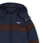Chaqueta acolchada con capucha BOSS 
                    NI&Ntilde;O