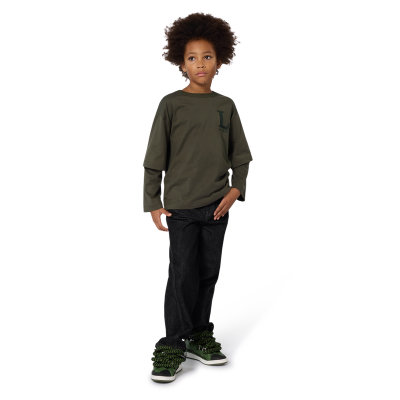 Camiseta de doble manga LANVIN 
                        NI&Ntilde;O