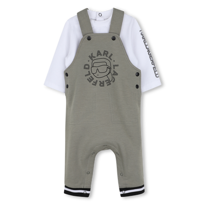 Conjunto de mono y camiseta KARL LAGERFELD KIDS NI&Ntilde;O