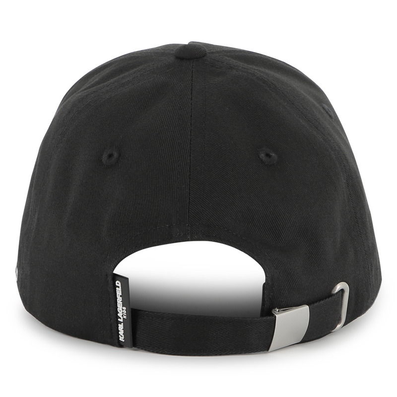 Gorra ajustable de algod&oacute;n KARL LAGERFELD KIDS 
                        NI&Ntilde;O