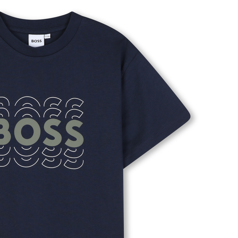 CAMISETA DE MANGA CORTA BOSS 
                        NI&Ntilde;O