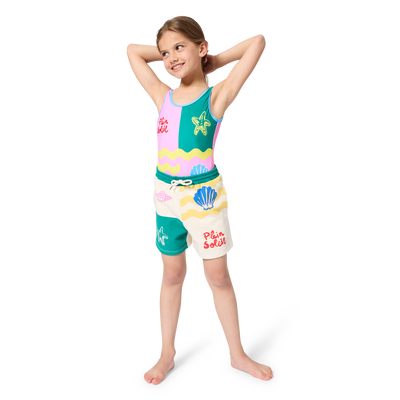 PANTALONES CORTOS DE FELPA KIDS AROUND NI&Ntilde;A