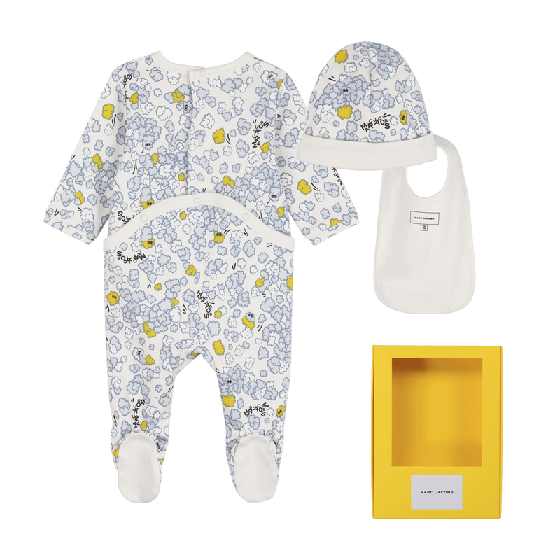 Conjunto de pijama, gorro y babero. MARC JACOBS 
                        UNISEXO