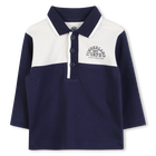 Polo de algod&oacute;n bicolor con borde acanalado TIMBERLAND 
                    NI&Ntilde;O