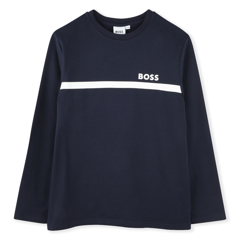 CAMISETA DE MANGA LARGA BOSS 
                        NI&Ntilde;O