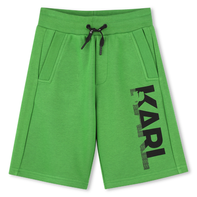 Bermudas el&aacute;sticas de algod&oacute;n KARL LARGERFELD KIDS NI&Ntilde;O