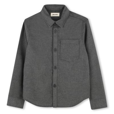 Camisa bordada de manga larga ZADIG & VOLTAIRE NI&Ntilde;O