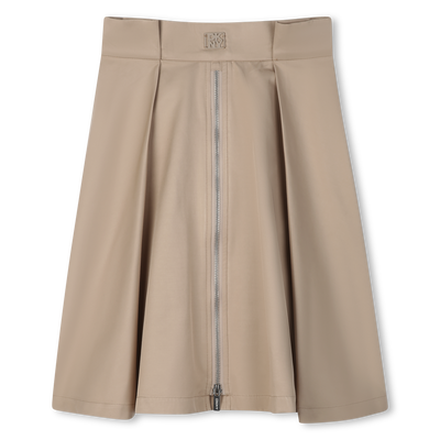 Falda midi con 2 pliegues DKNY NIÑA