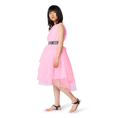 VESTIDO FORMAL KARL LARGERFELD KIDS NI&Ntilde;A