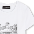 Camiseta con estampado KARL LAGERFELD KIDS 
                    NI&Ntilde;A