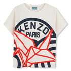 Camiseta algod&oacute;n manga corta KENZO KIDS 
                    UNISEXO