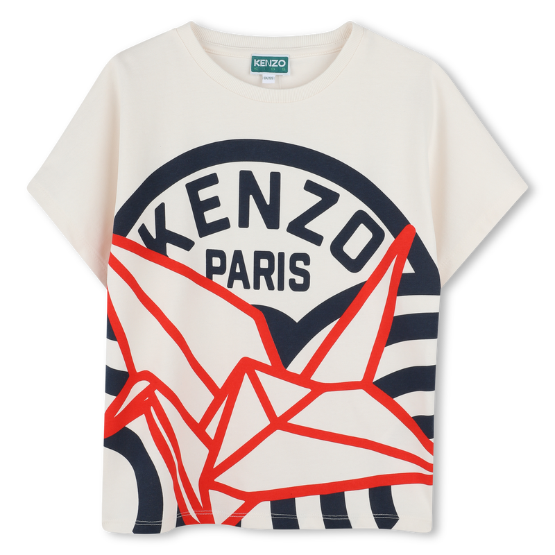 Camiseta algod&oacute;n manga corta KENZO KIDS 
                        UNISEXO