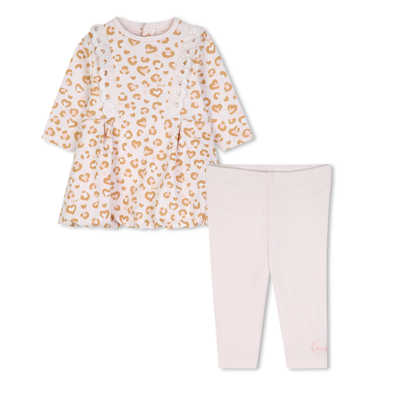 Conjunto de vestido y leggins KENZO KIDS 
                        NI&Ntilde;A