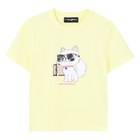 Camiseta de manga corta KARL LAGERFELD KIDS 
                    NI&Ntilde;A