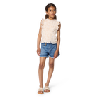 Camiseta con bordado floral CHLOE 
                    NI&Ntilde;A