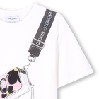Vestido manga corta y algod&oacute;n MARC JACOBS 
                    NI&Ntilde;A