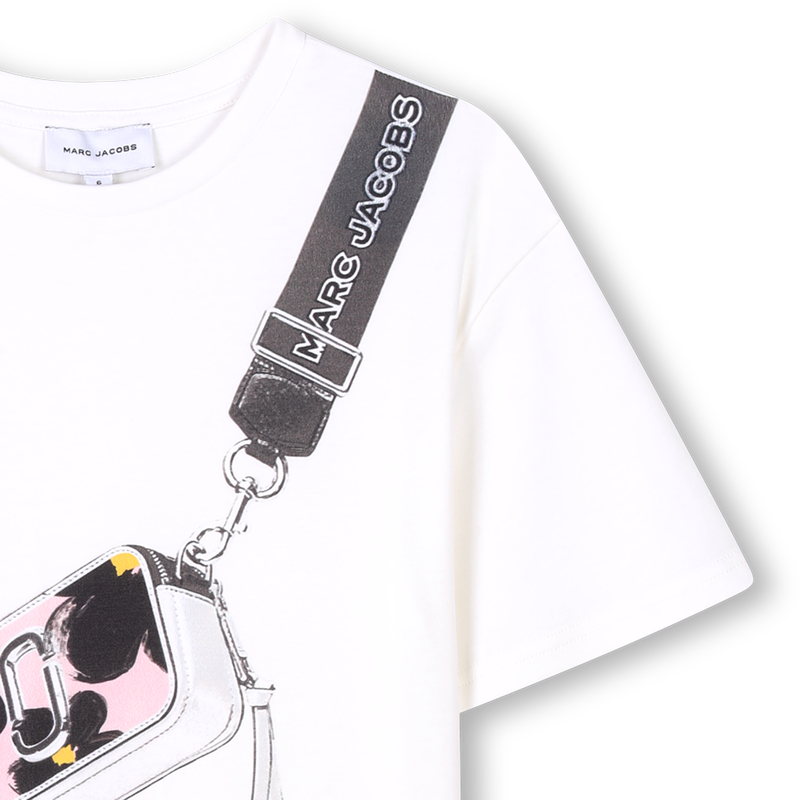 Vestido manga corta y algod&oacute;n MARC JACOBS 
                        NI&Ntilde;A