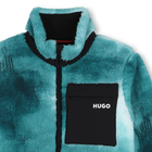 C&aacute;rdigan en tejido afelpado HUGO 
                    NI&Ntilde;O