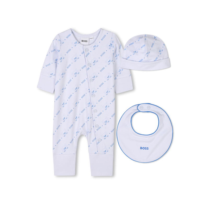 Conjunto de pijama y babero BOSS 
                        NI&Ntilde;O