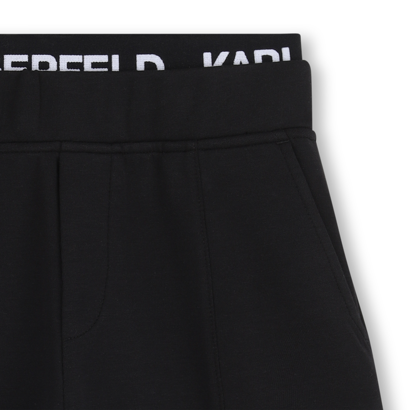 BERMUDAS CON CINTURA EL&Aacute;STICA KARL LAGERFELD KIDS 
                        NI&Ntilde;O
