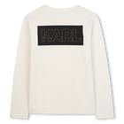 Camiseta de manga larga KARL LAGERFELD KIDS 
                    NI&Ntilde;O