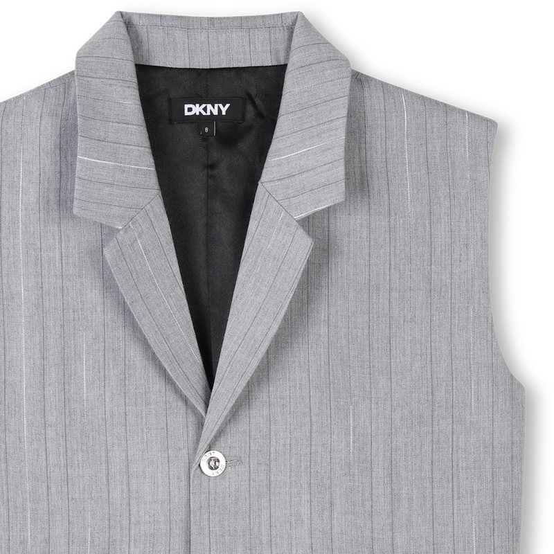 Chaleco de rayas DKNY 
                        NI&Ntilde;A