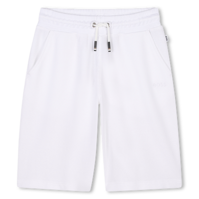 Pantal&oacute;n de ch&aacute;ndal gofrado BOSS NI&Ntilde;O